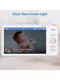 VTech 7 inch smart video baby monitor HD with night vision, UK version