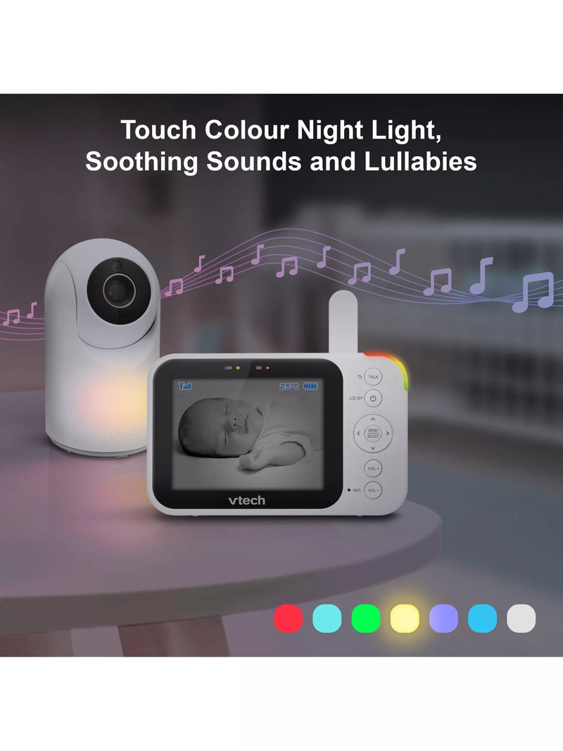VTech VM4263 video baby monitor 3.5 inch (British brand)