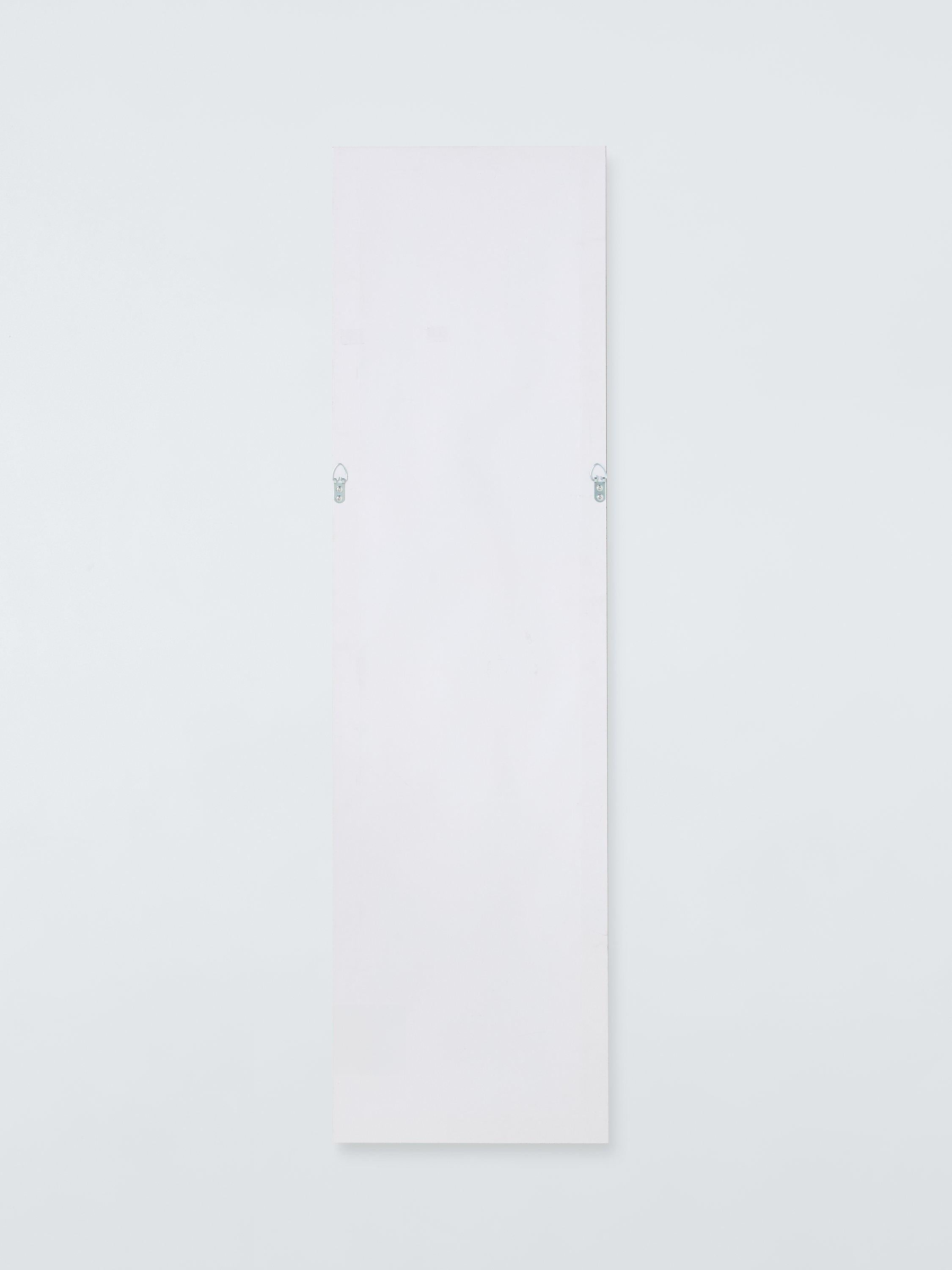John Lewis black rectangular wall mirror 117x27cm (British brand)