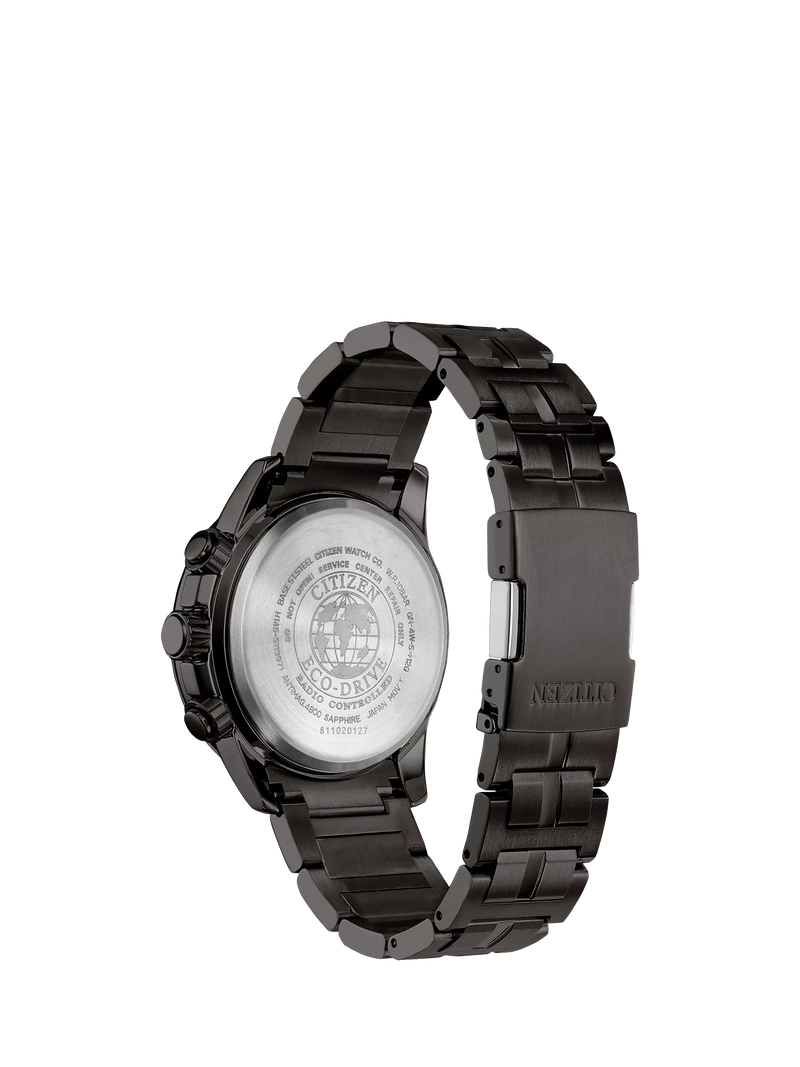 Citizen Chrono A.T men's watch black ion plated - British product