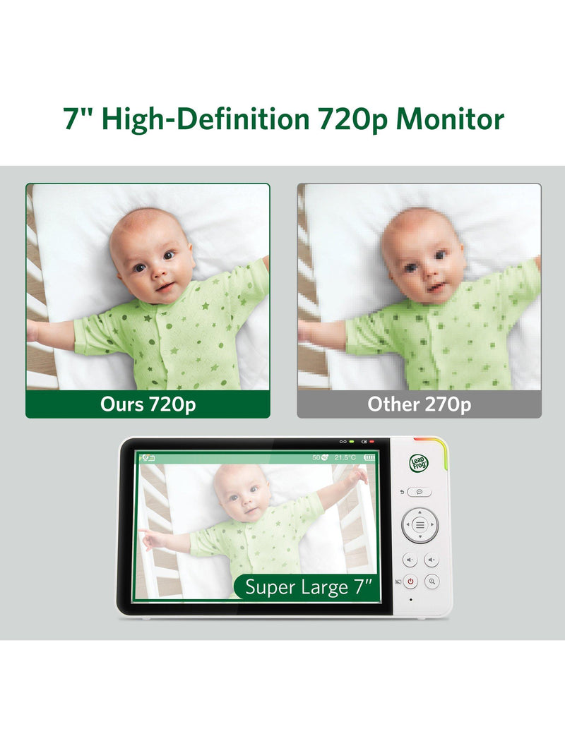 LeapFrog Wi-Fi smart baby monitor 7 inch, imported from the UK