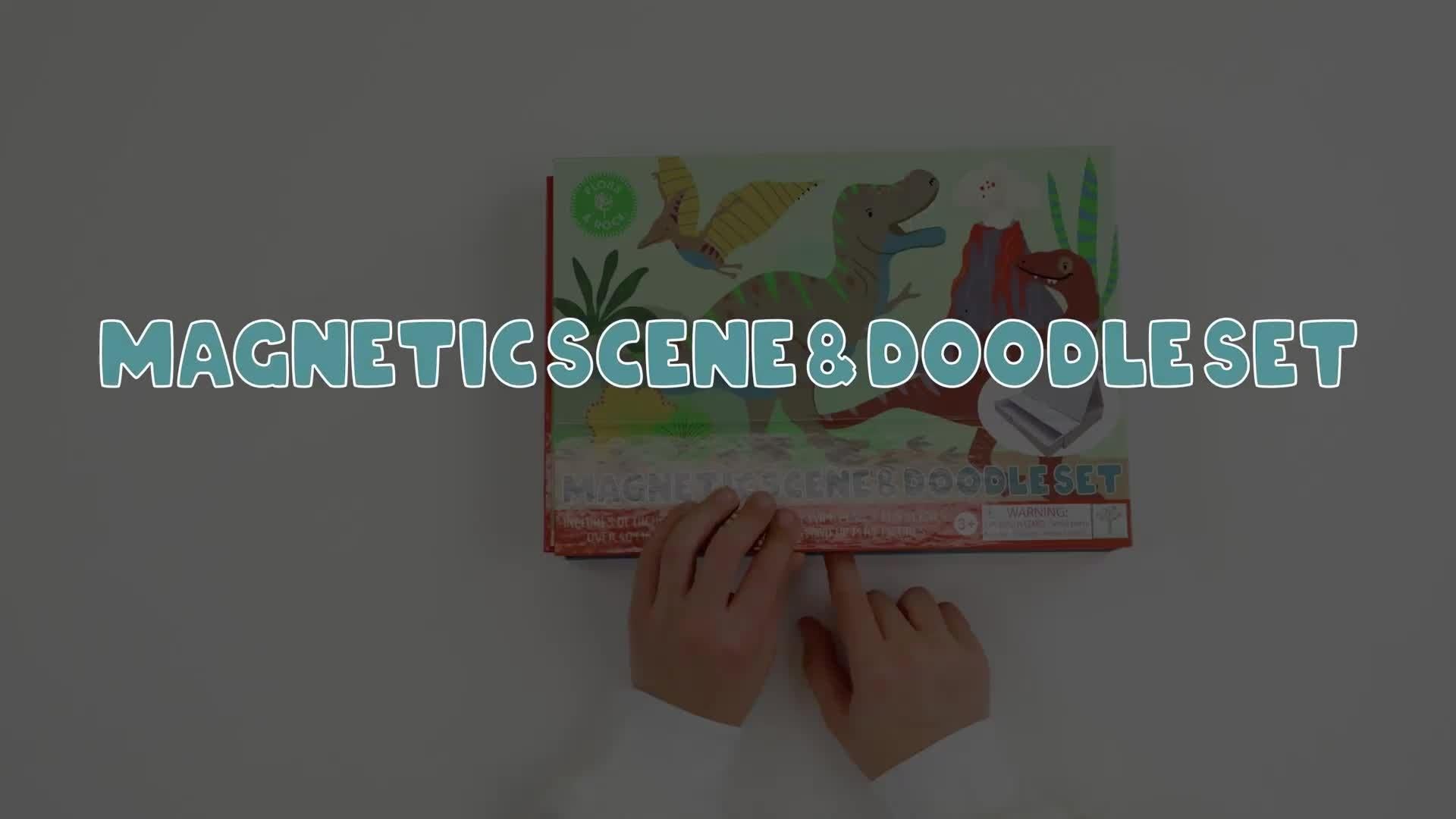 Floss & Rock enchanted magnetic doodle set with pens, imported from the UK