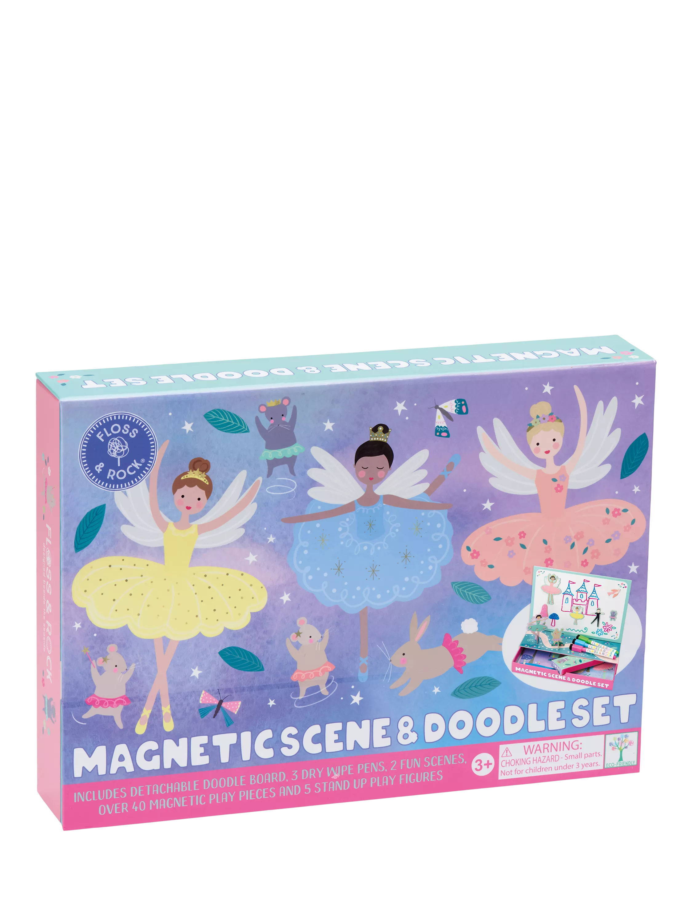 Floss & Rock enchanted magnetic doodle set with pens, imported from the UK