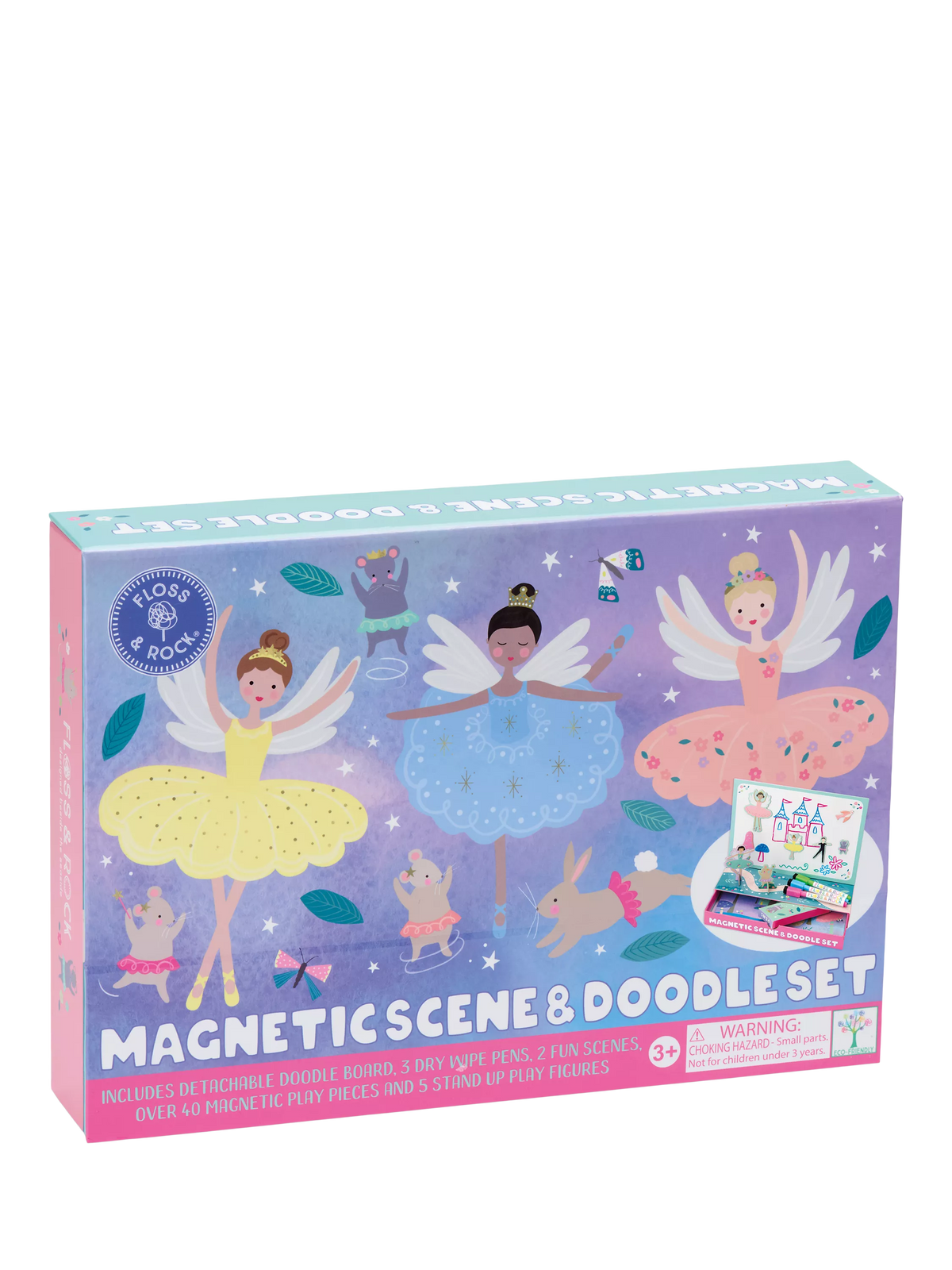 Floss & Rock enchanted magnetic doodle set with pens, imported from the UK