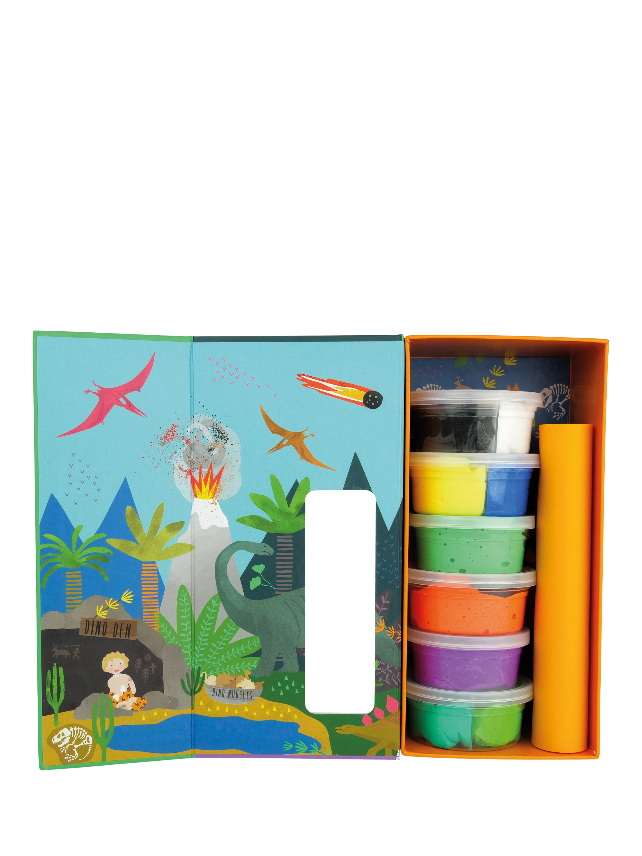 Floss & Rock dinosaur clay modelling kit (British brand)