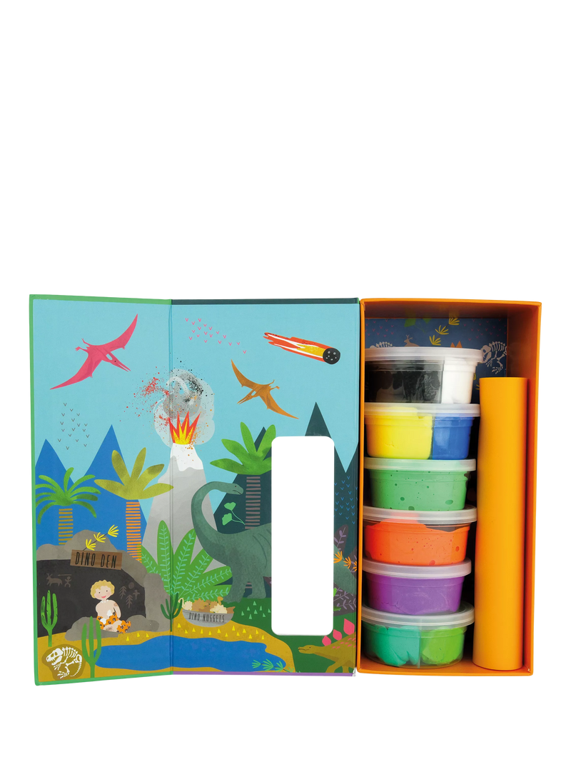 Floss & Rock dinosaur clay modelling kit (British brand)