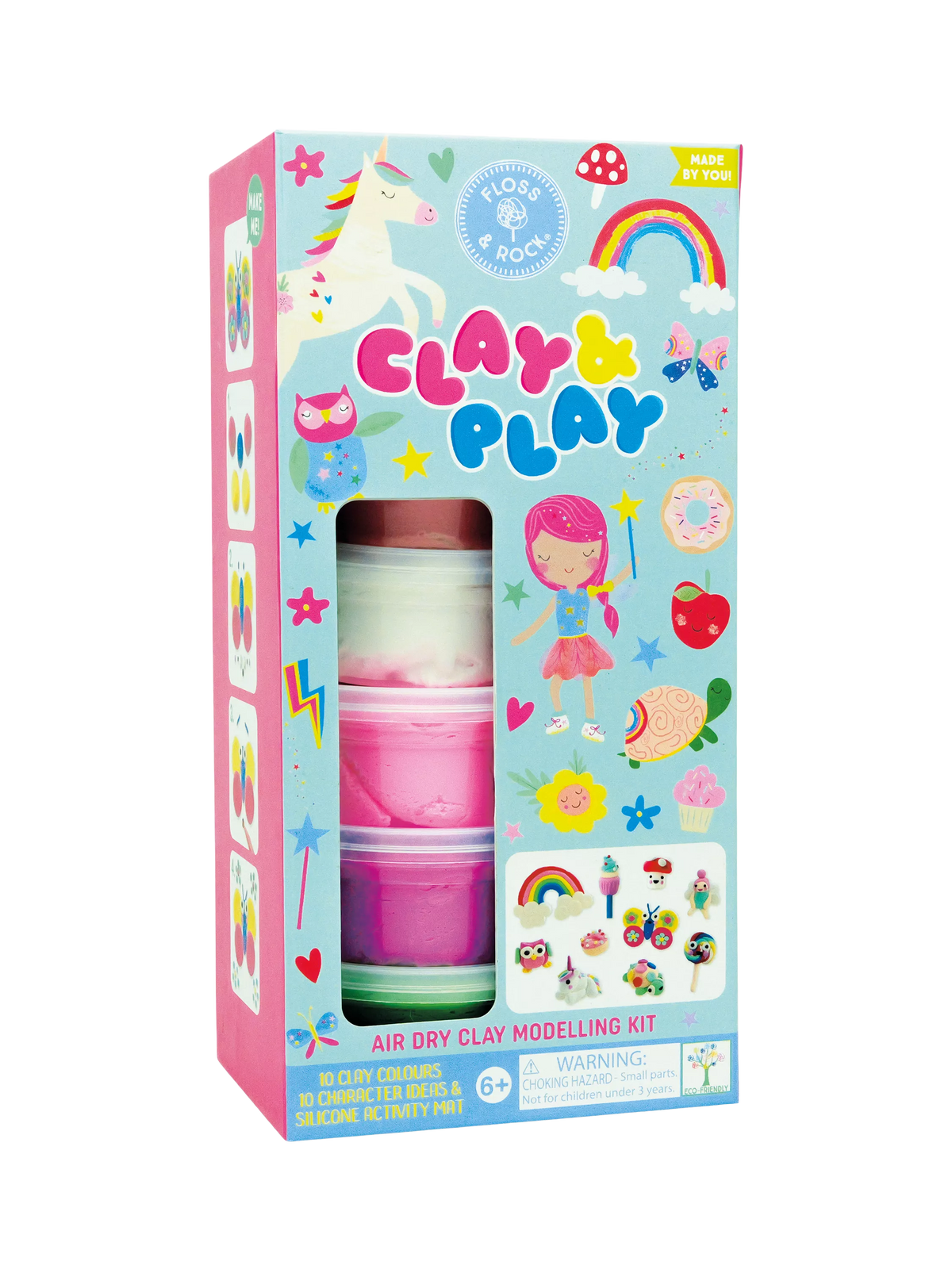 Floss & Rock Rainbow Fairy clay modelling kit, imported from the UK