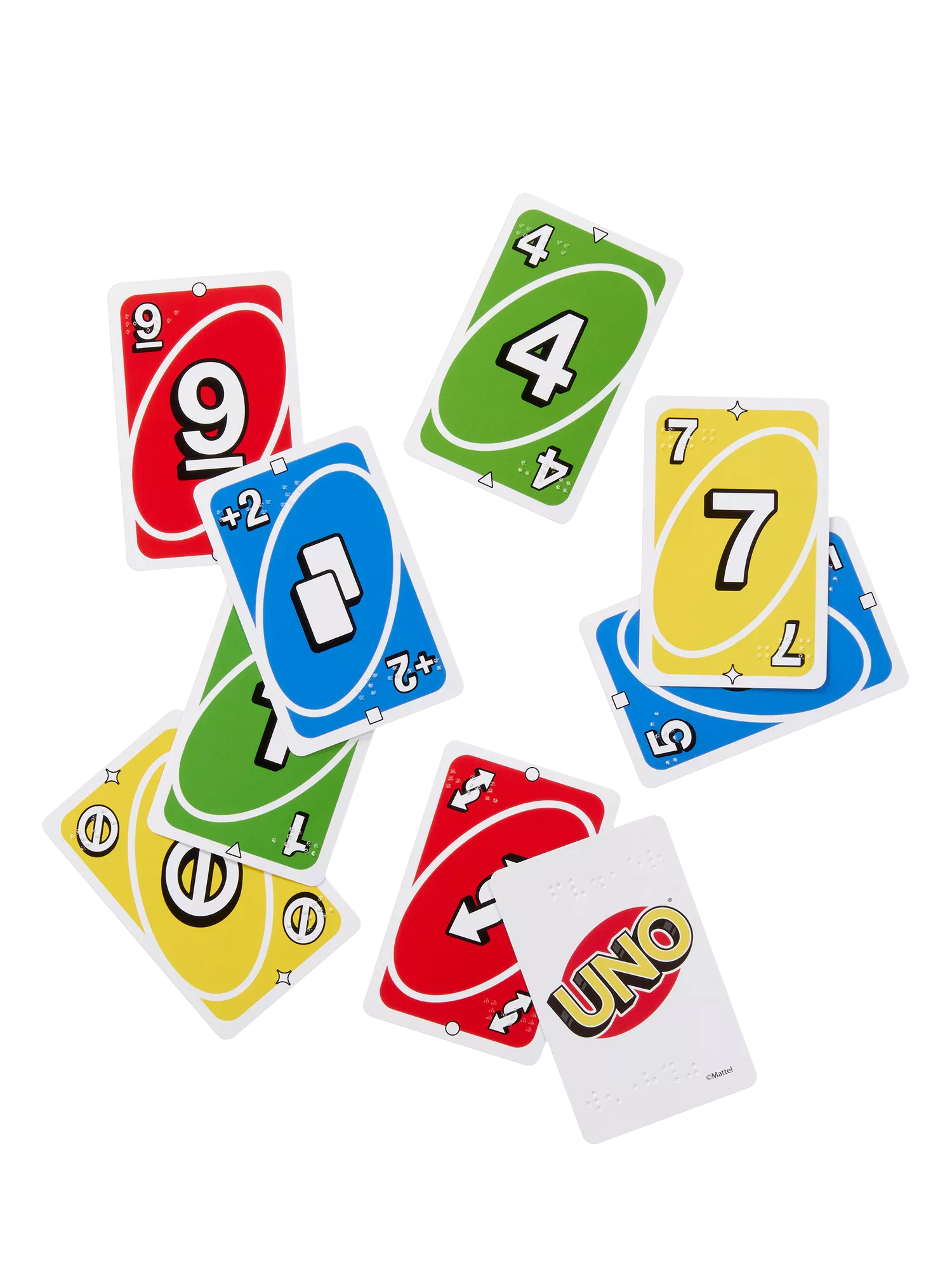 Mattel UNO Braille card game - British product
