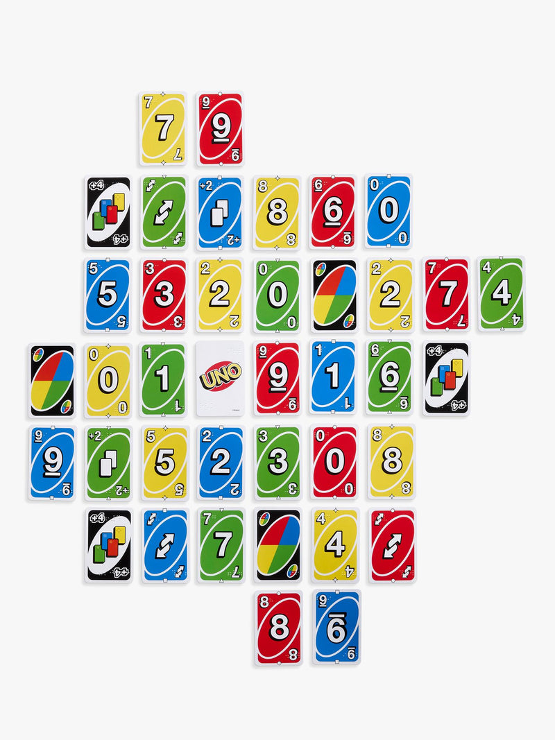 Mattel UNO Braille card game - British product