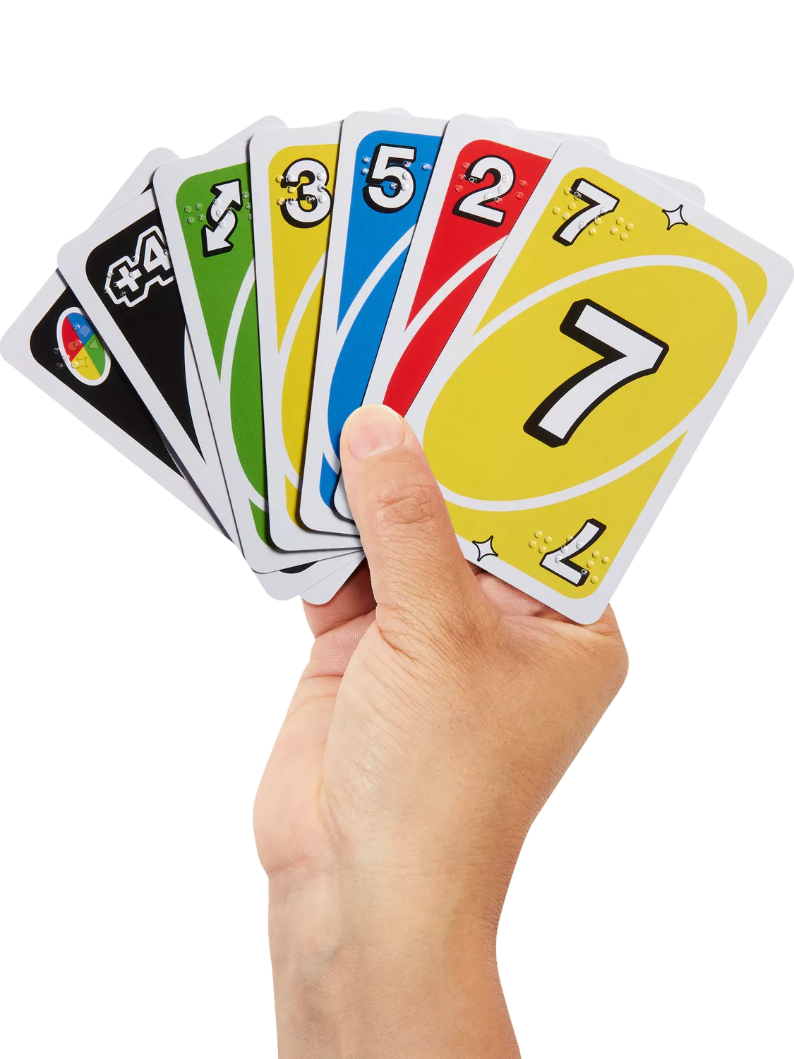 Mattel UNO Braille card game - British product