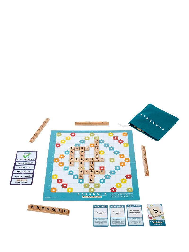 Mattel Scrabble 2-in-1 board game - British product