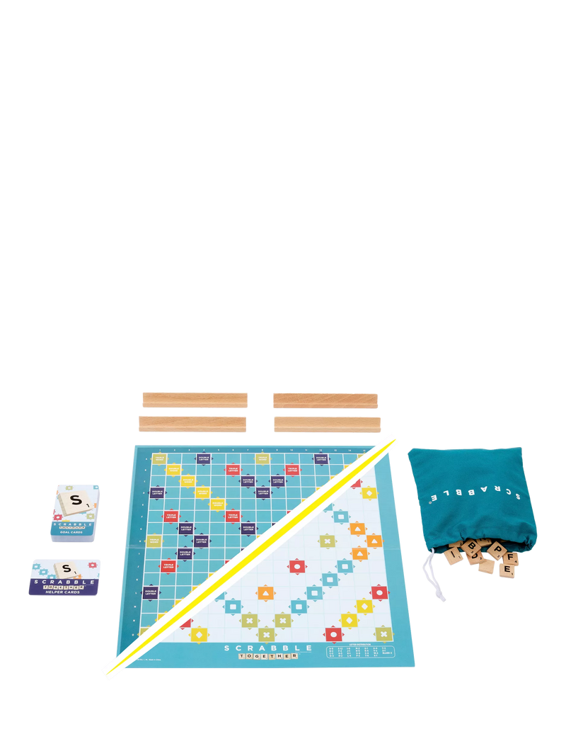 Mattel Scrabble 2-in-1 board game - British product