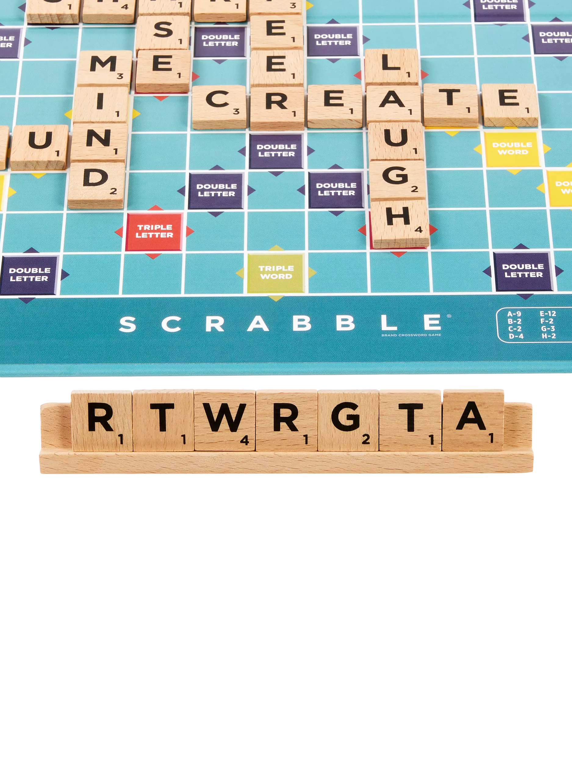 Mattel Scrabble 2-in-1 board game - British product
