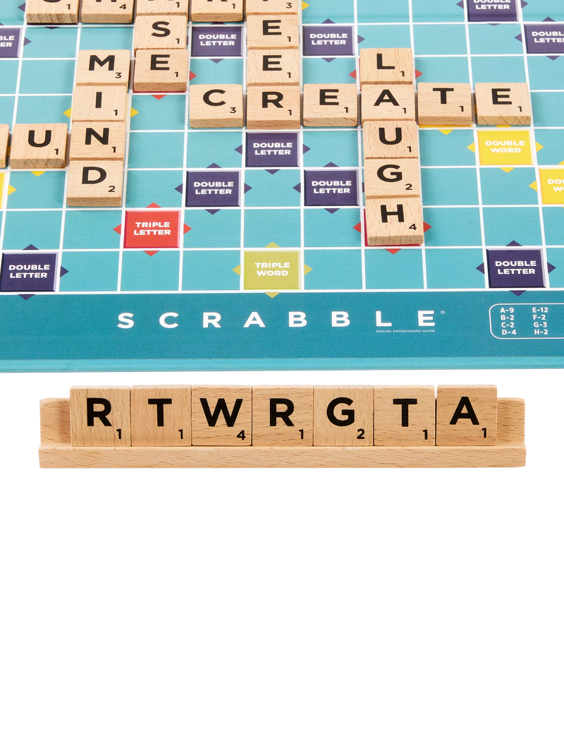 Mattel Scrabble 2-in-1 board game - British product