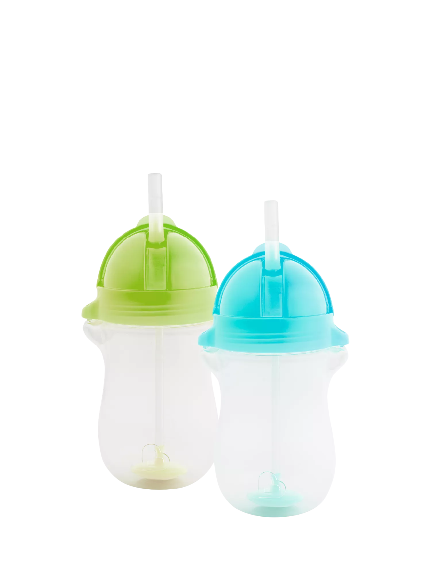 Munchkin weighted straw trainer cup blue green pack of 2, imported from the UK