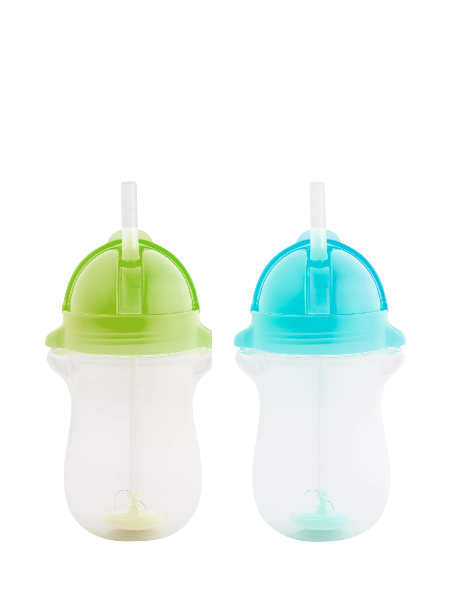 Munchkin weighted straw trainer cup blue green pack of 2, imported from the UK