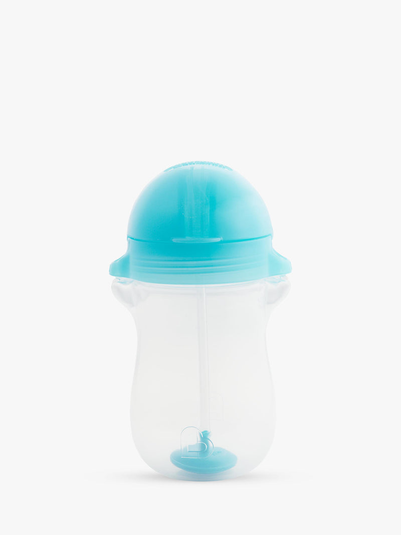 Munchkin weighted straw trainer cup blue green pack of 2, imported from the UK