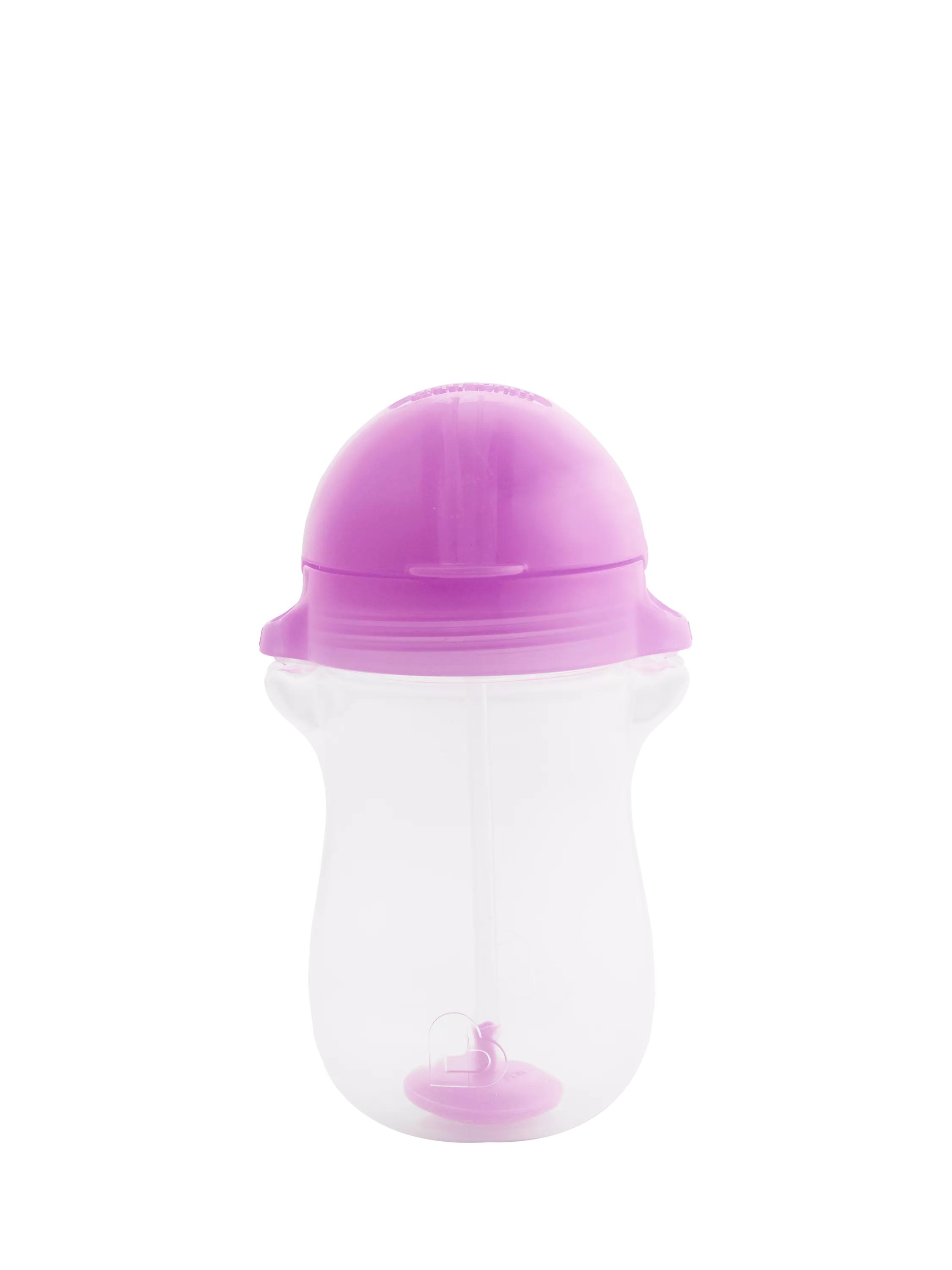Munchkin weighted straw trainer cup pack of 2 pink purple 10oz (British brand)