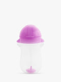 Munchkin weighted straw trainer cup pack of 2 pink purple 10oz (British brand)