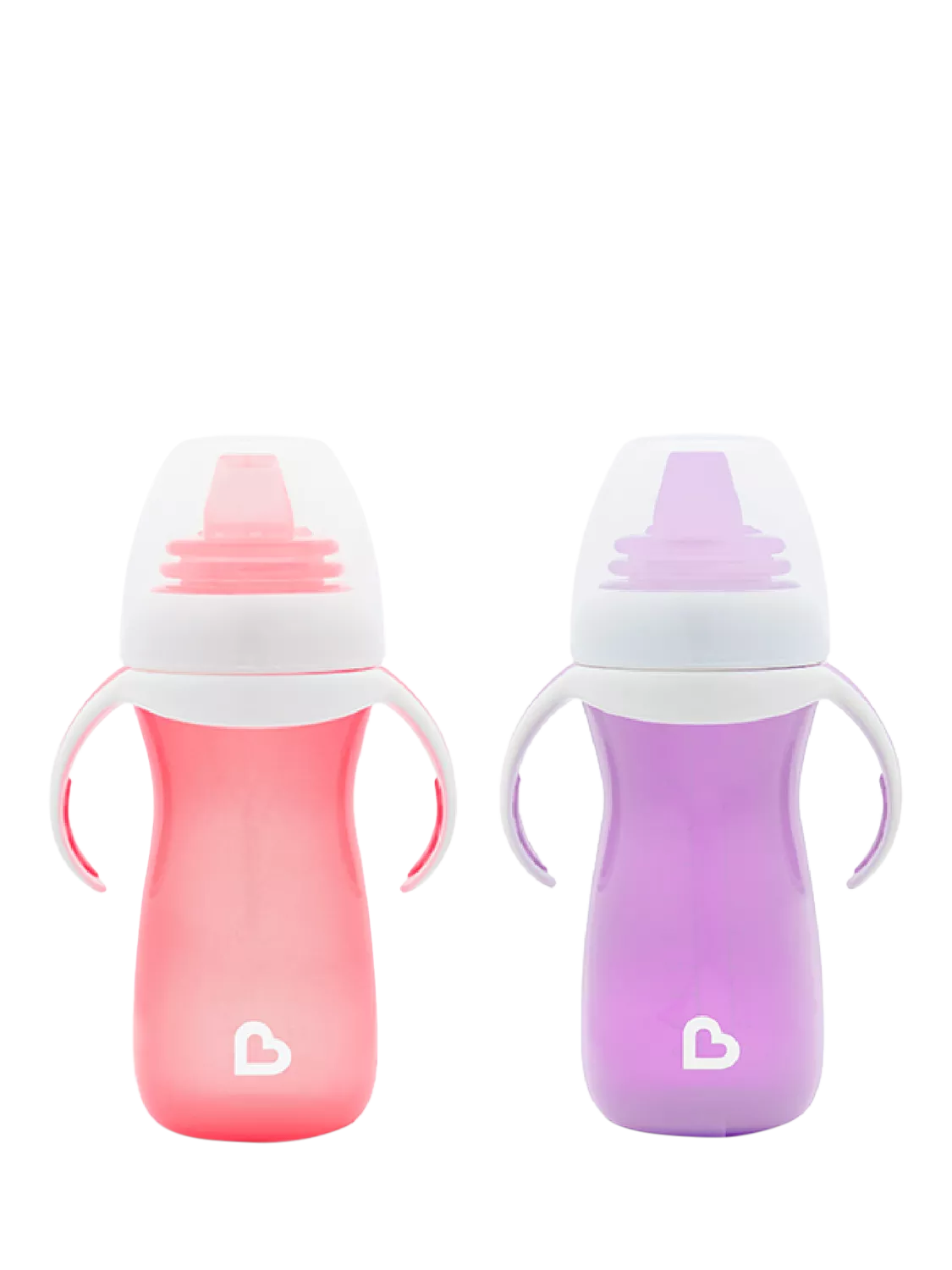 Munchkin first cup set of 2 in pink and purple - British product