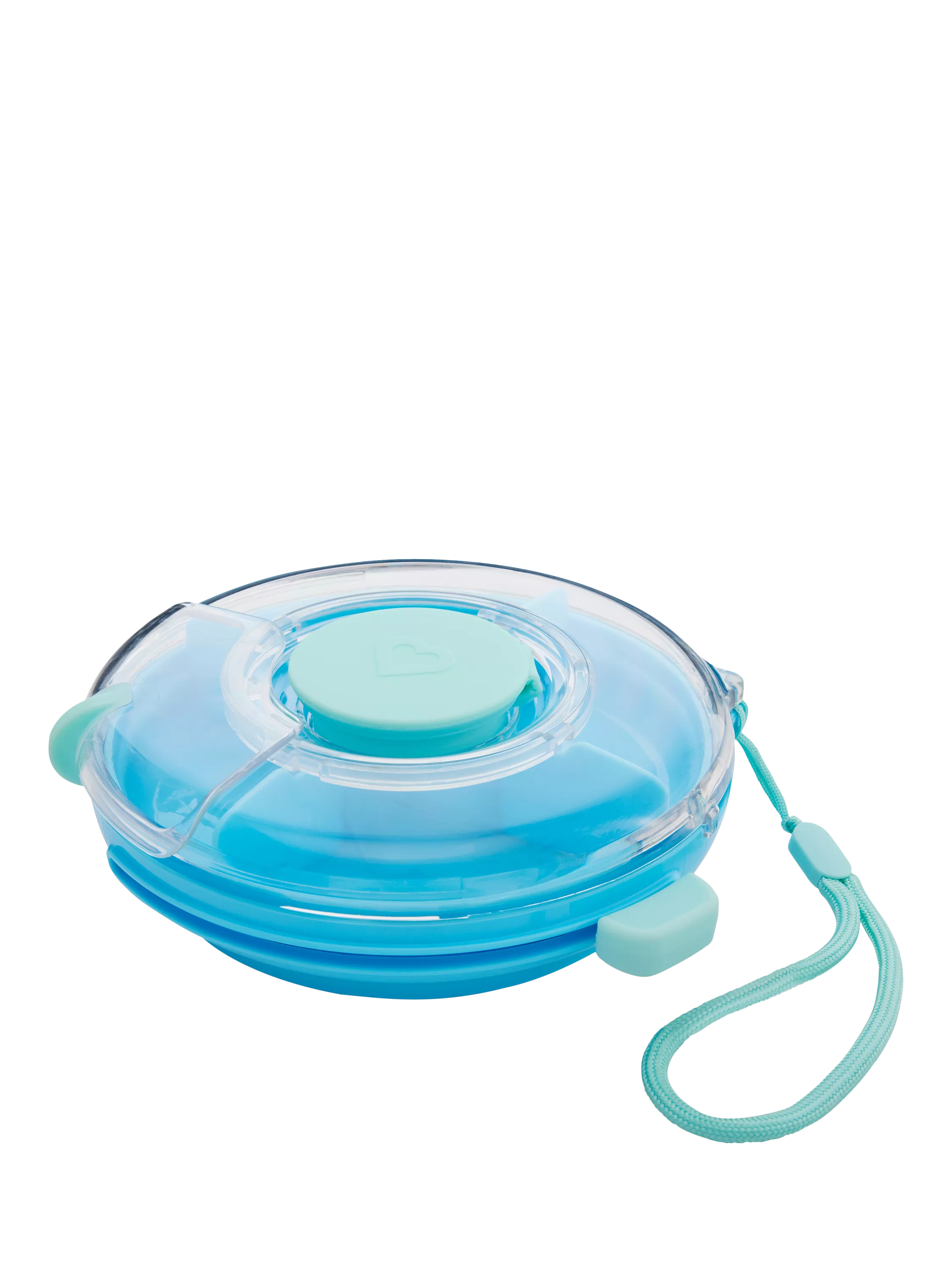 Munchkin snack container Blue Green (British brand)
