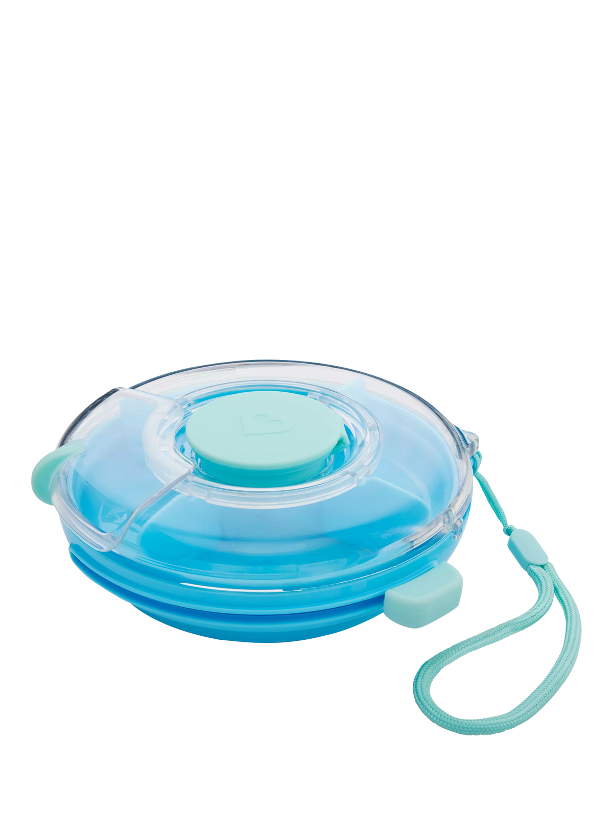 Munchkin snack container Blue Green (British brand)