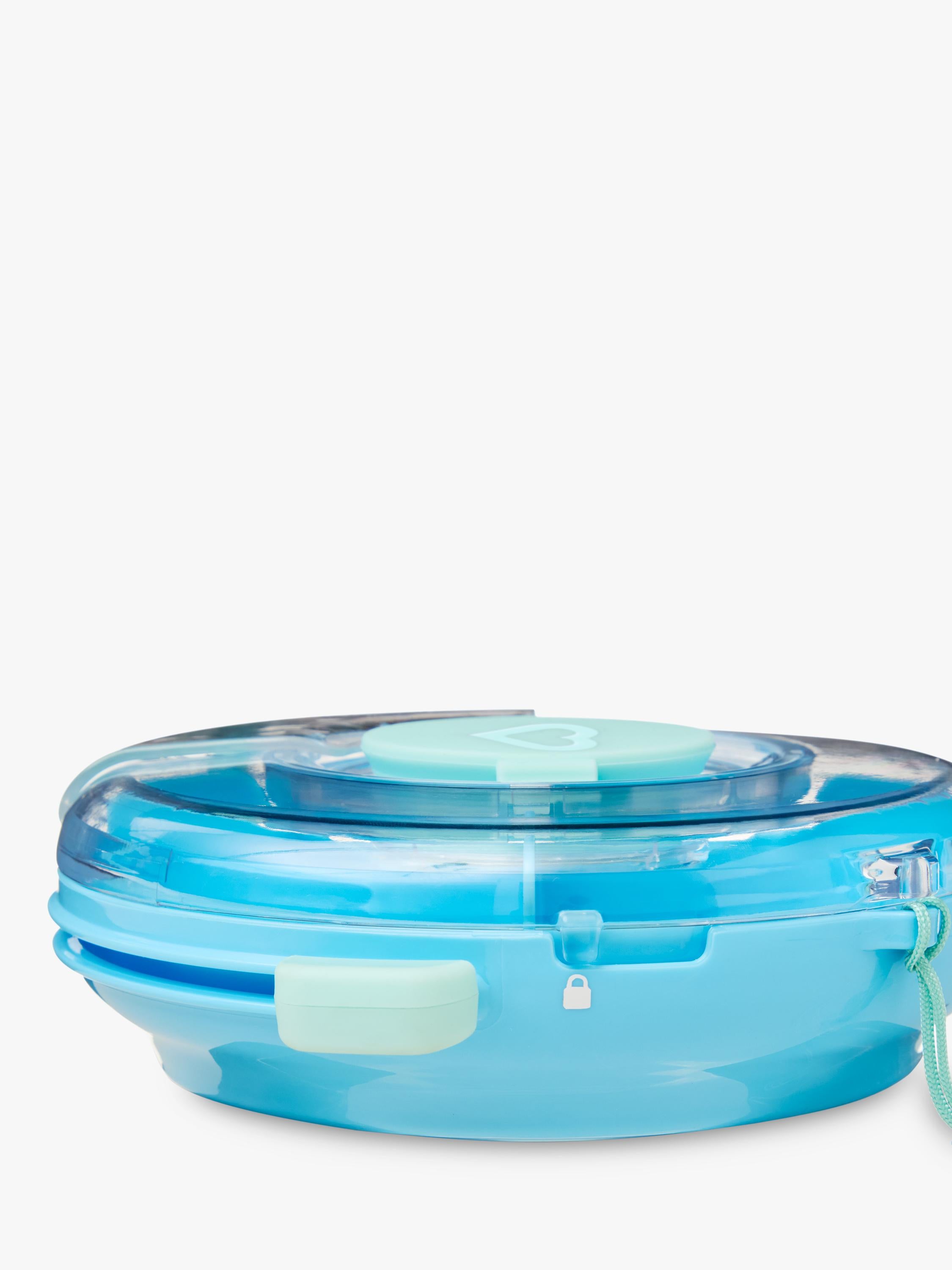 Munchkin snack container Blue Green (British brand)