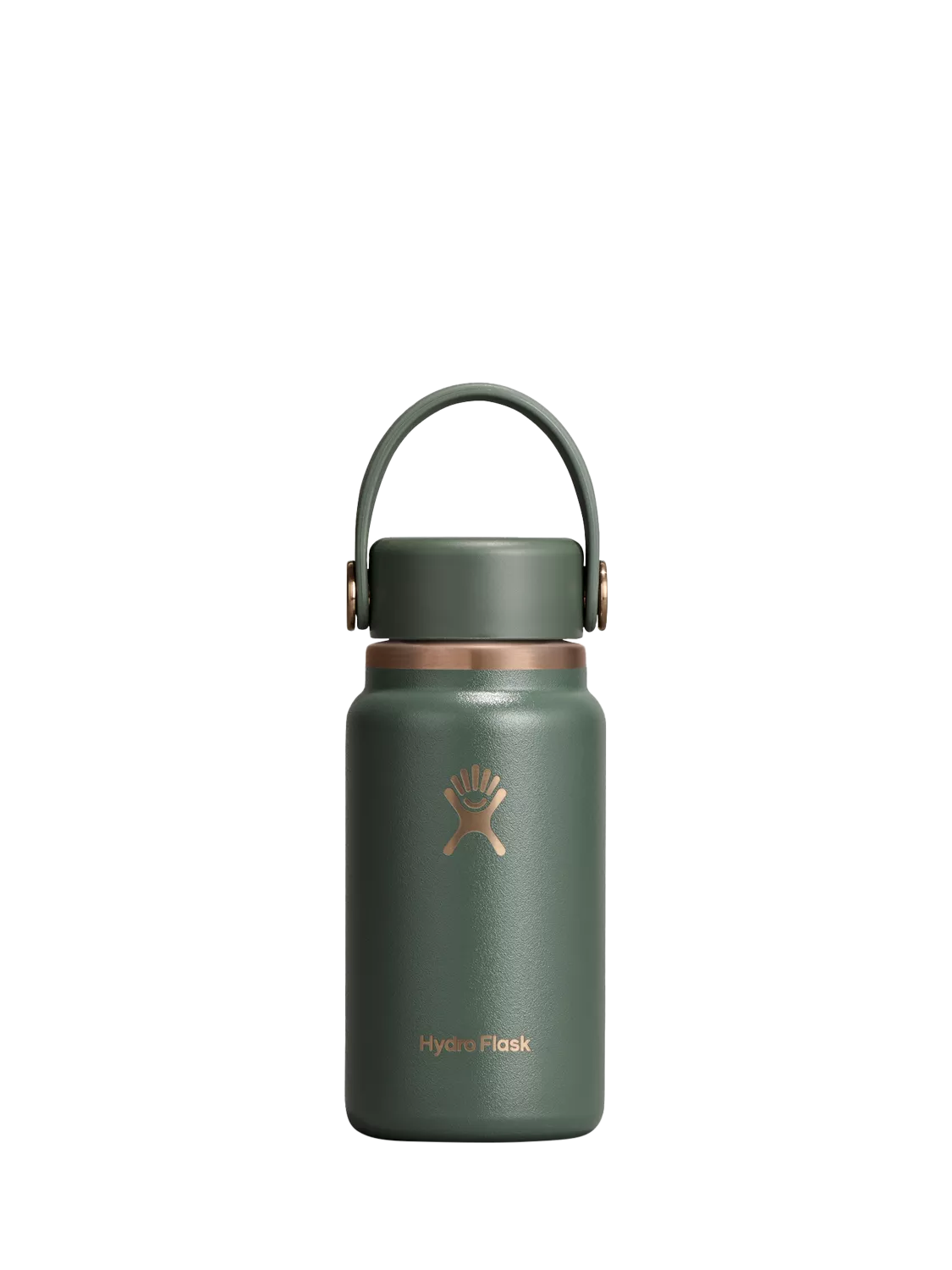 Hydro Flask Spring Micro Hydro Double Wall Vacuum Insulated Stainless Steel Drinks Bottle, 200ml, Forest Green