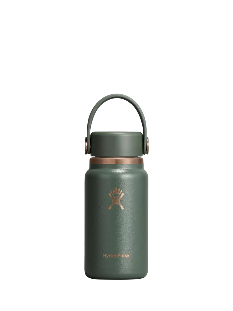 Hydro Flask Spring Micro Hydro Double Wall Vacuum Insulated Stainless Steel Drinks Bottle, 200ml, Forest Green