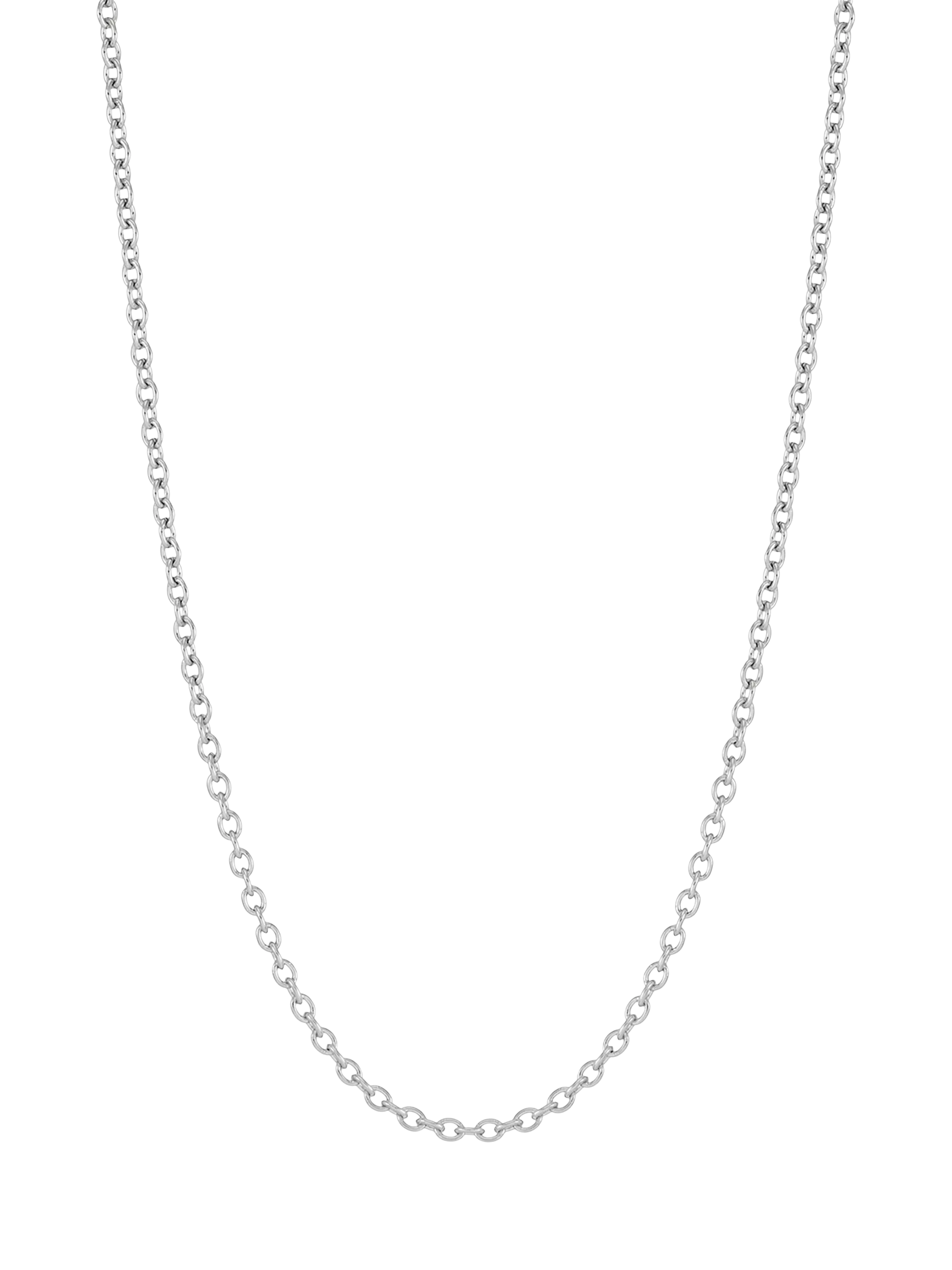 BARTLETT LONDON silver-toned chain necklace - British product