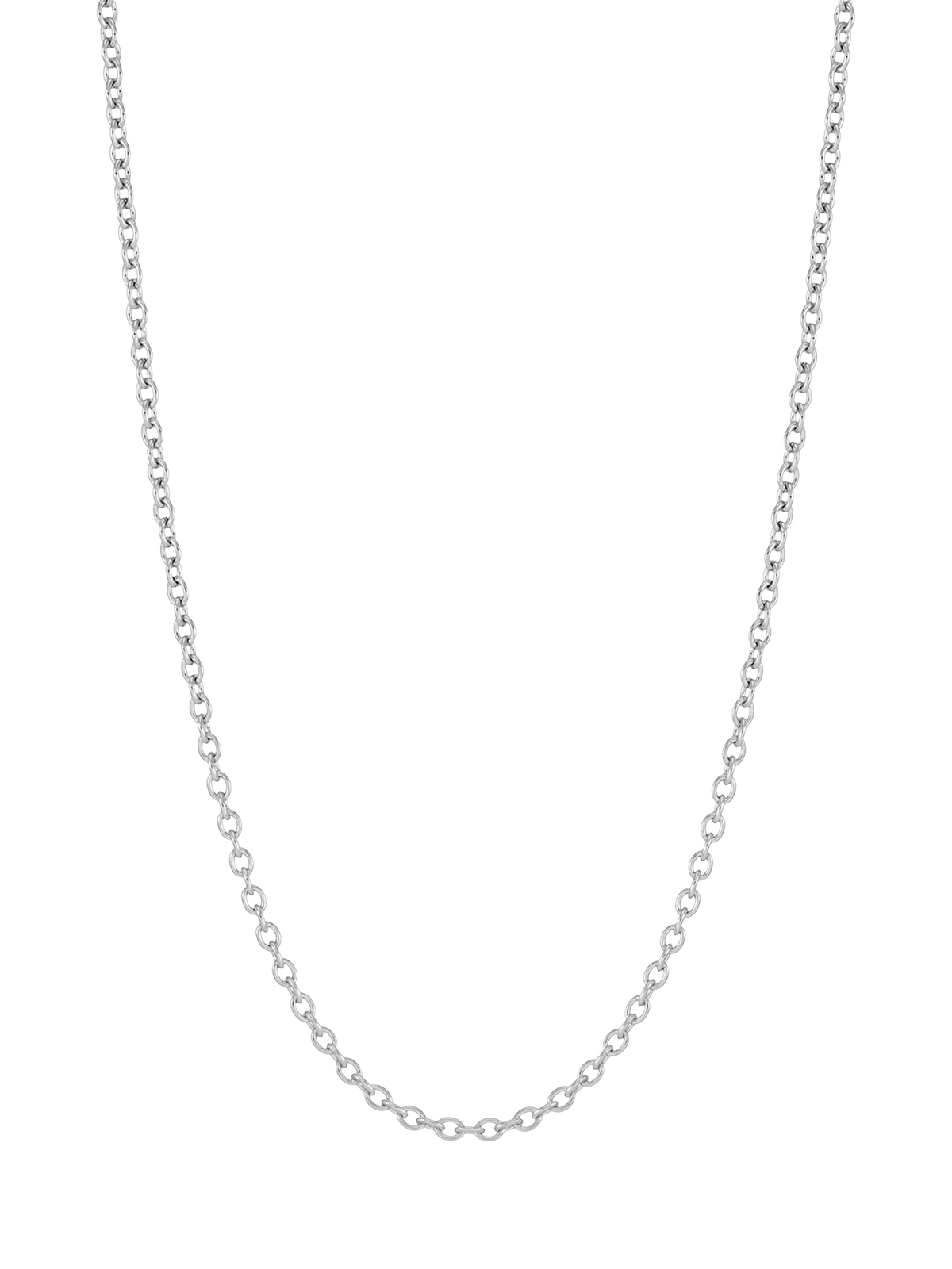 BARTLETT LONDON silver-toned chain necklace - British product