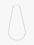 BARTLETT LONDON silver-toned chain necklace - British product