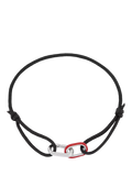 BARTLETT LONDON double link cord bracelet silver, UK version
