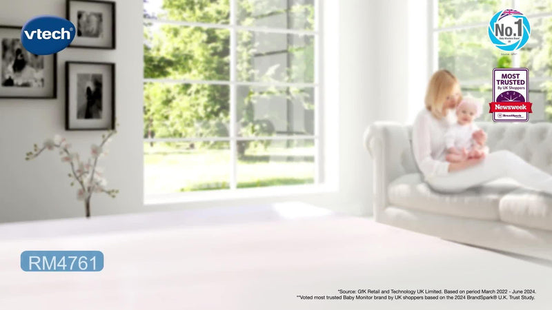 VTech RM4761HD smart Wi-Fi baby monitor, UK version