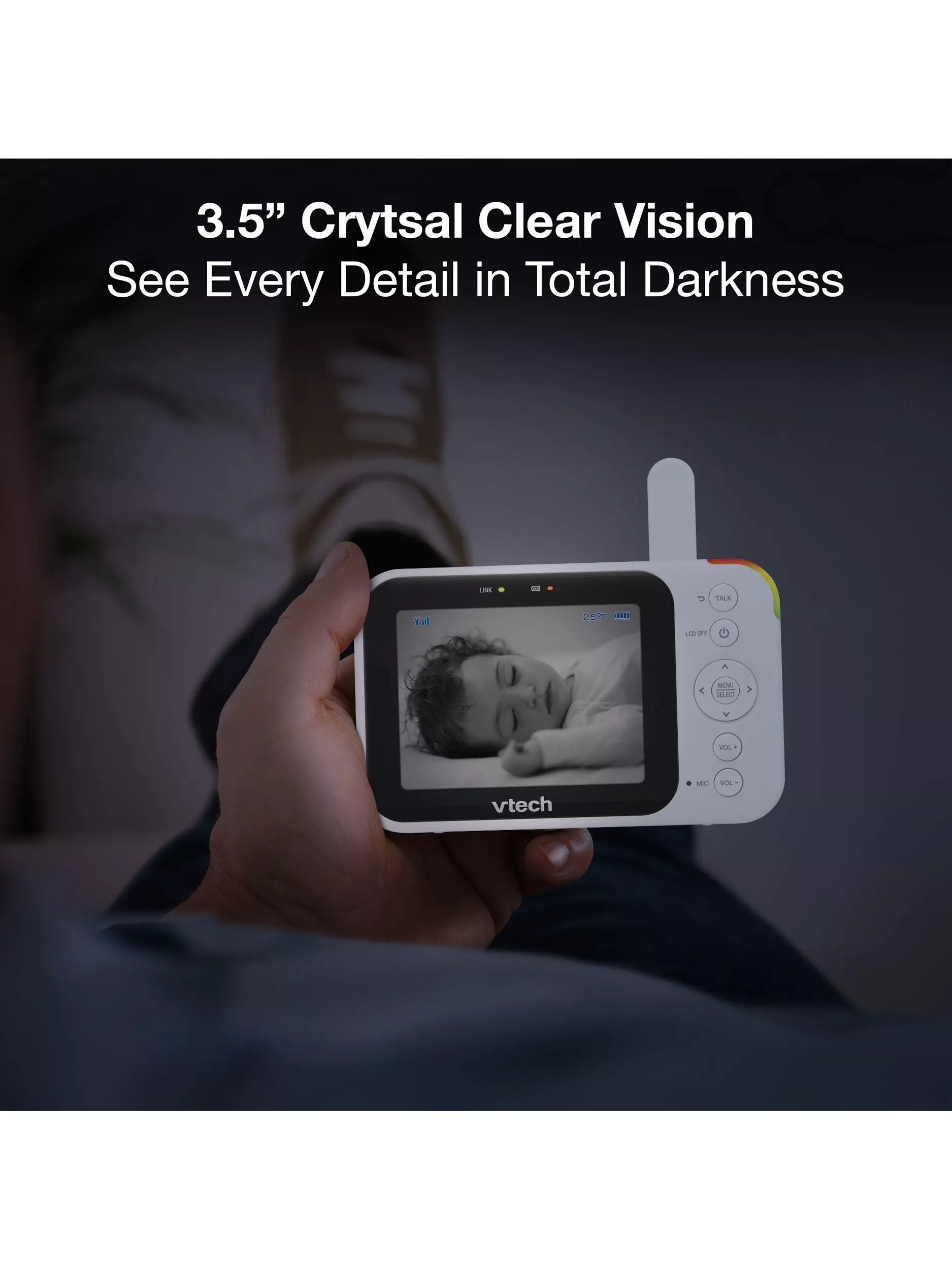 VTech VM4252 video baby monitor 3.5 inch, UK version