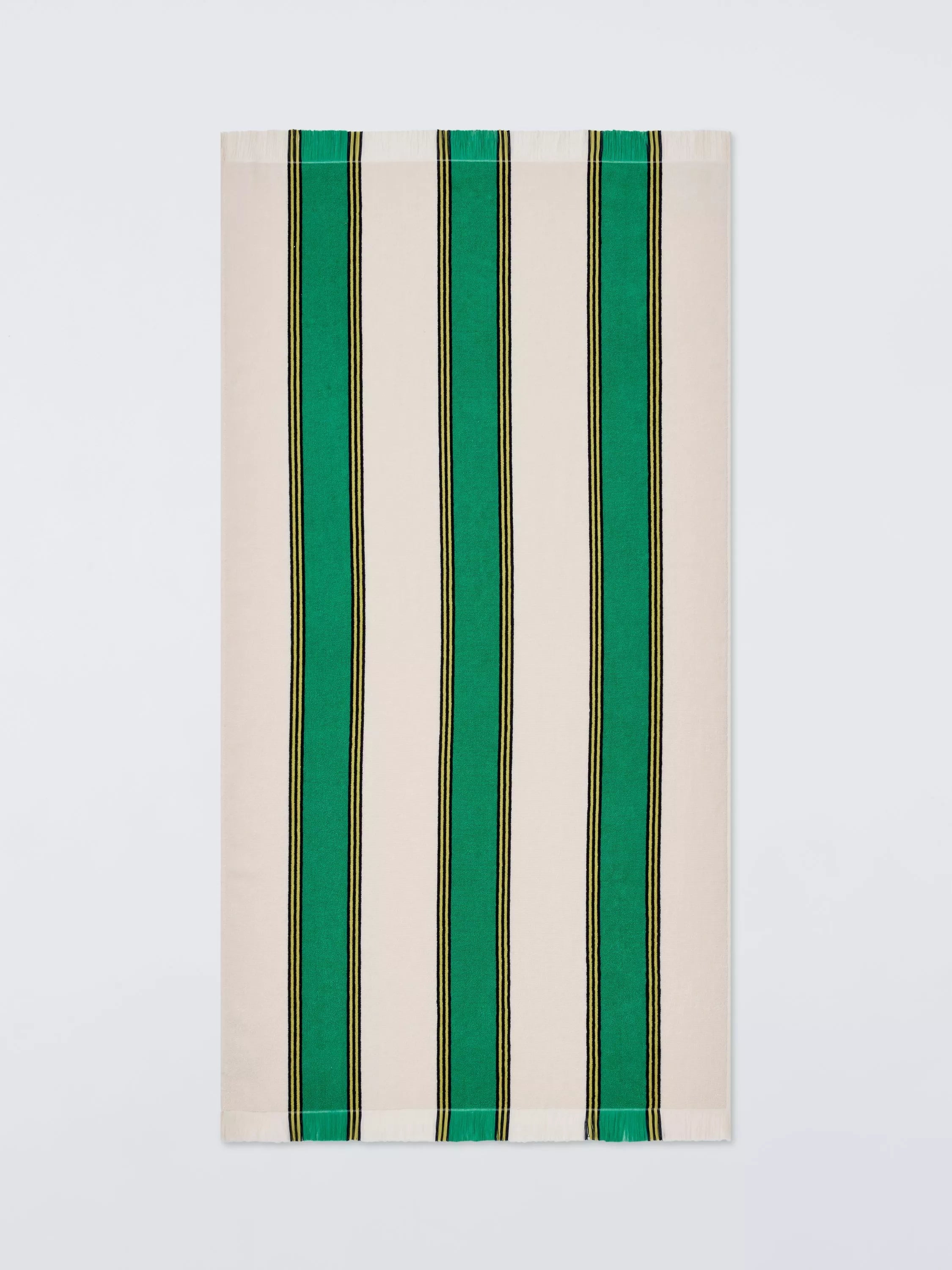 John Lewis Stripe Terry Cotton Beach Towel 160 x 86 cm