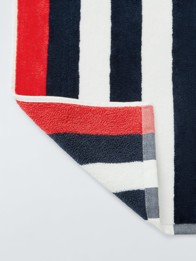 John Lewis stripe velour beach towel 160x86cm - British product