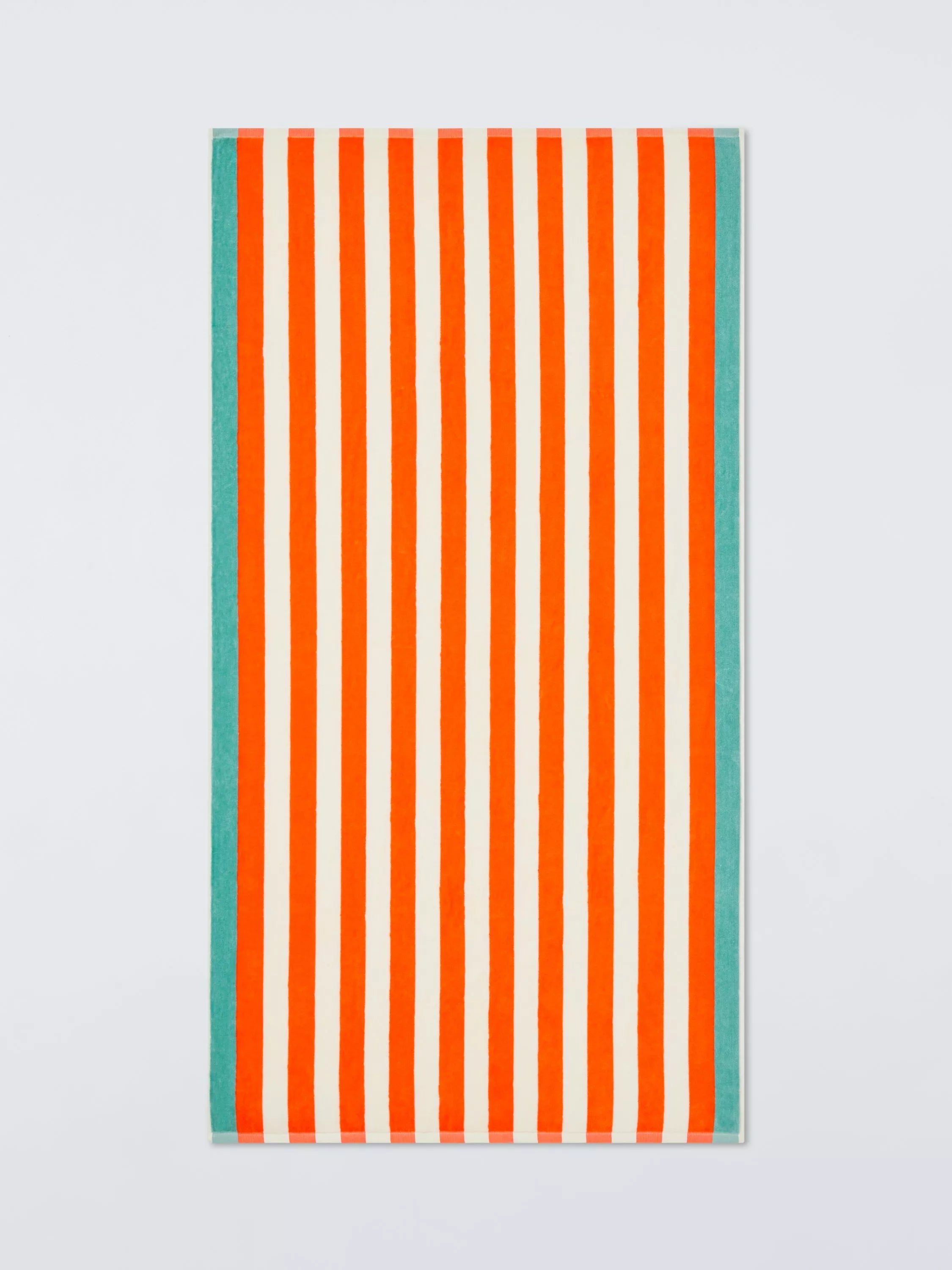 John Lewis Stripe Velour Beach Towel 160 x 86cm