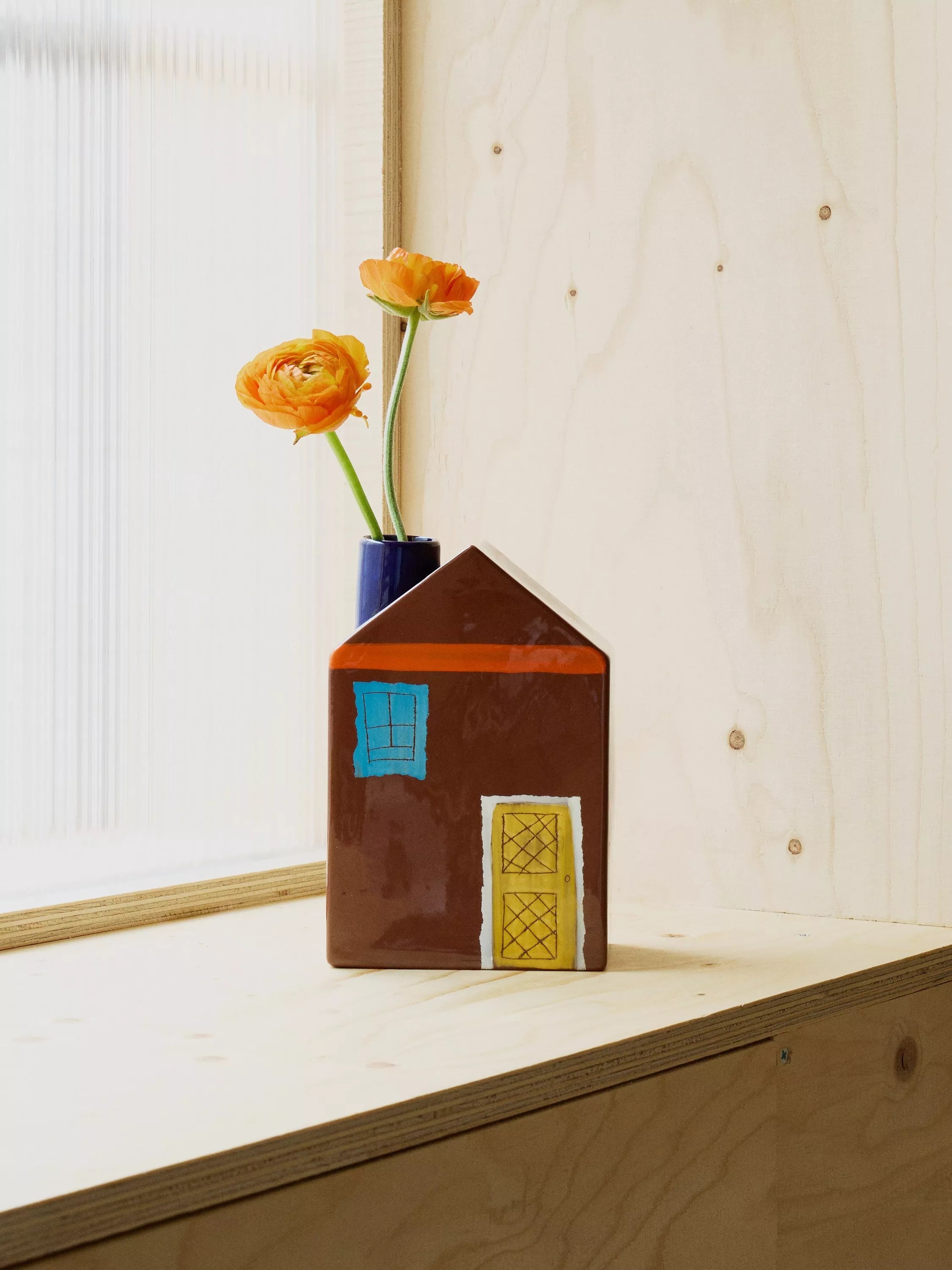 The Conran Shop Oddments ceramic house vase, imported from the UK