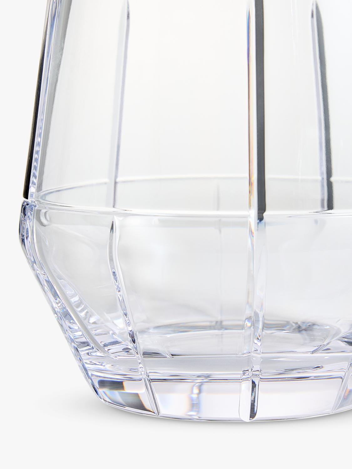 Vera Wang Luxe Graphite crystal ice bucket vase H16cm, imported from the UK