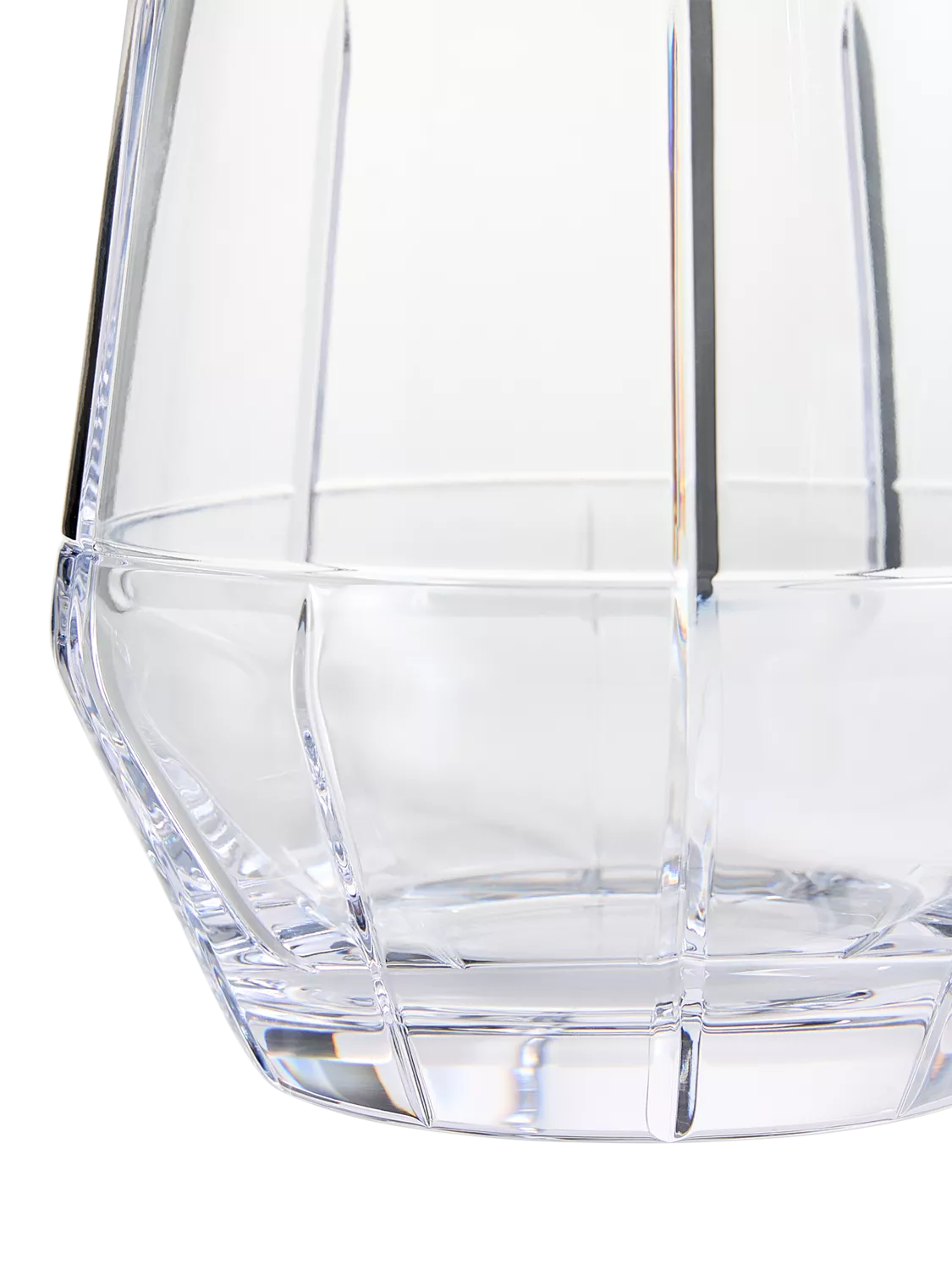Vera Wang Luxe Graphite crystal ice bucket vase H16cm, imported from the UK