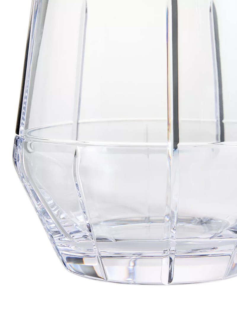 Vera Wang Luxe Graphite crystal ice bucket vase H16cm, imported from the UK