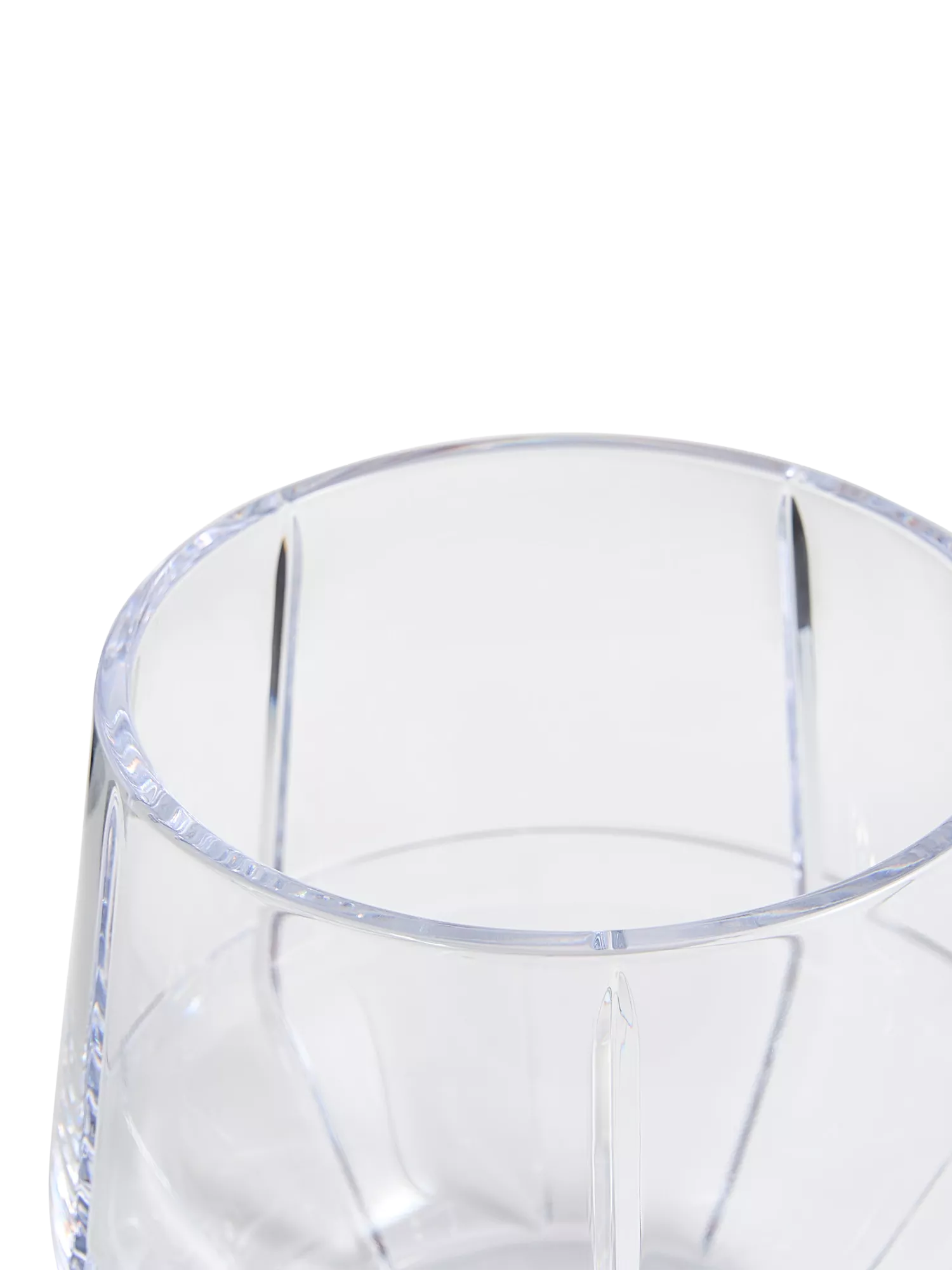 Vera Wang Luxe Graphite crystal ice bucket vase H16cm, imported from the UK