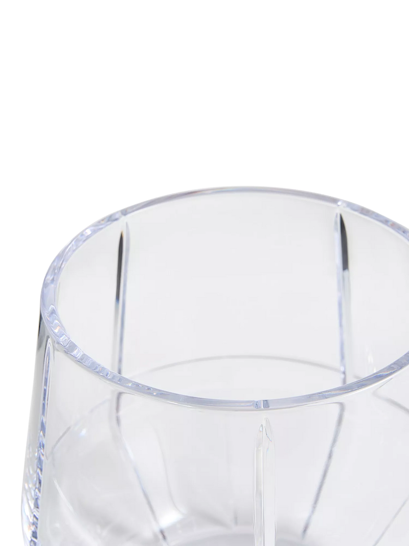Vera Wang Luxe Graphite crystal ice bucket vase H16cm, imported from the UK