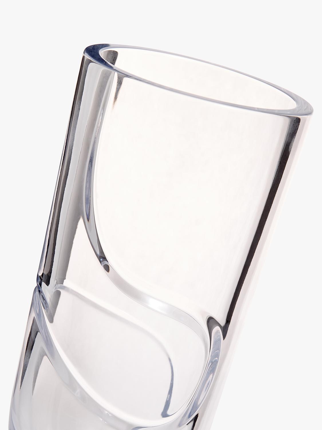 Vera Wang crystal cut glass vase 21cm (British brand)