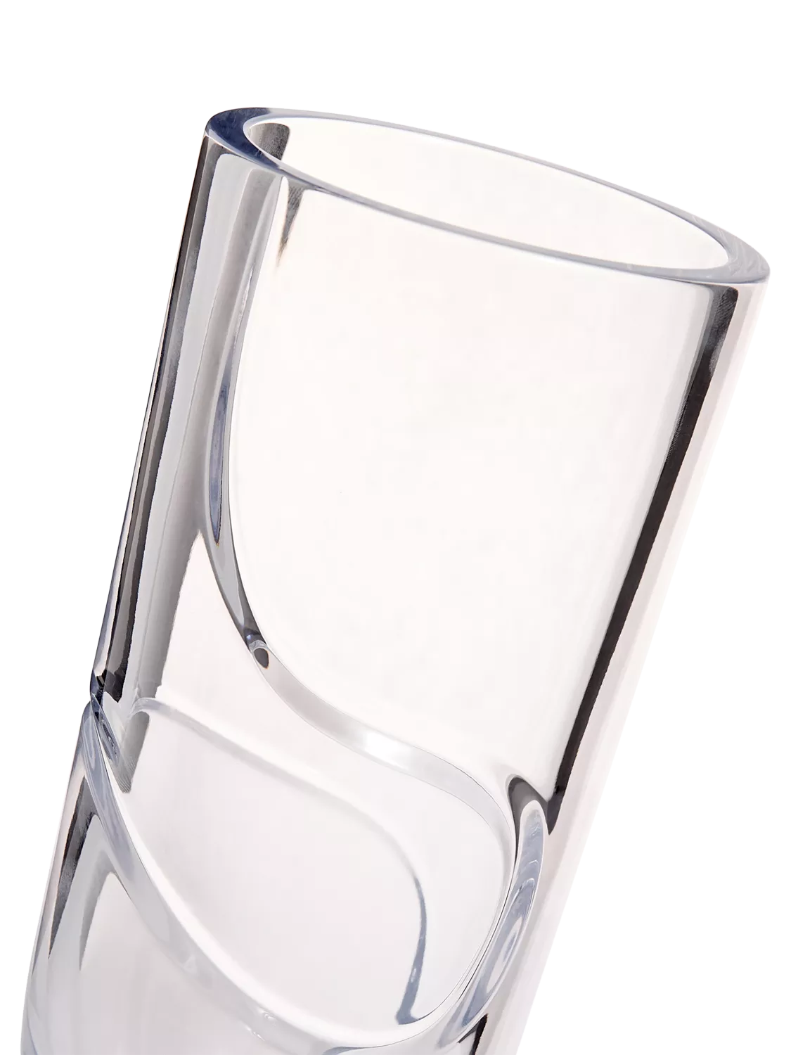 Vera Wang crystal cut glass vase 21cm (British brand)
