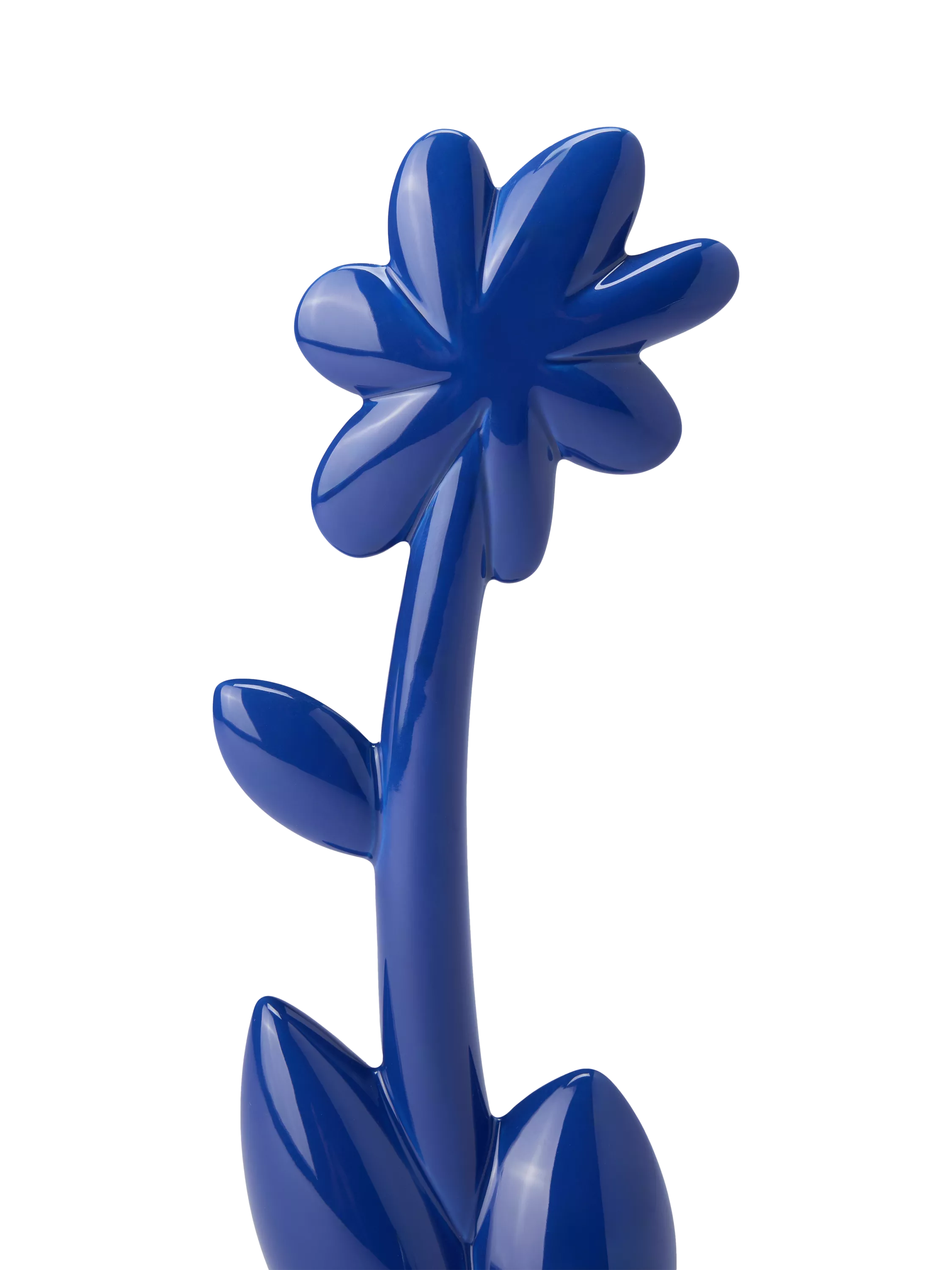Conran Shop Oddments ceramic flower ornament ink blue, imported from the UK