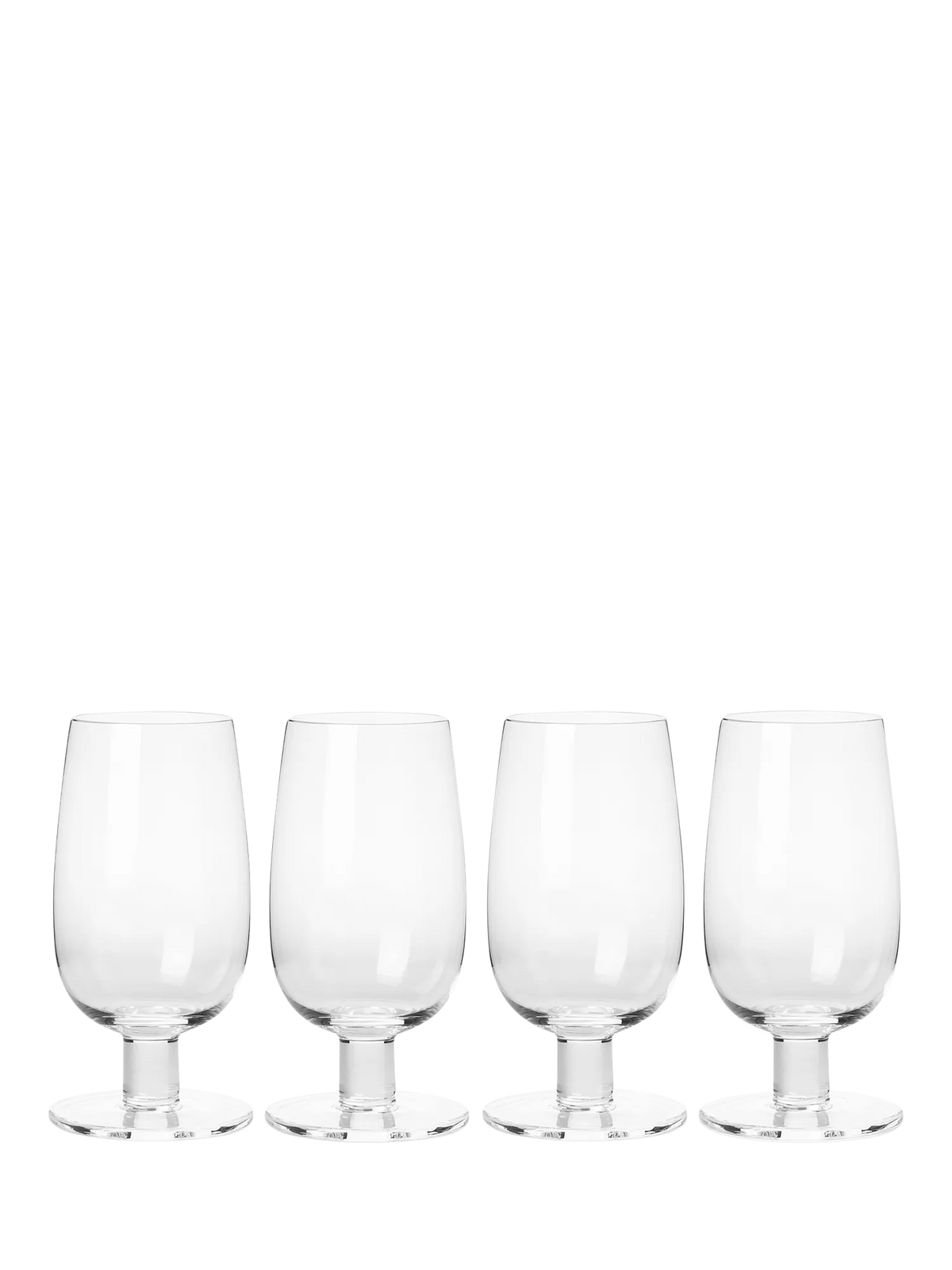 The Conran Shop Grove short stem flute glass set of 4 200ml - British product
