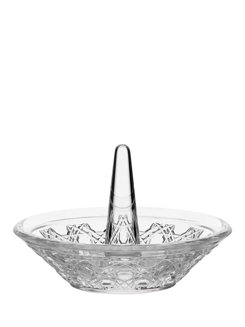 Waterford Opulence crystal cut glass ring holder (British brand)