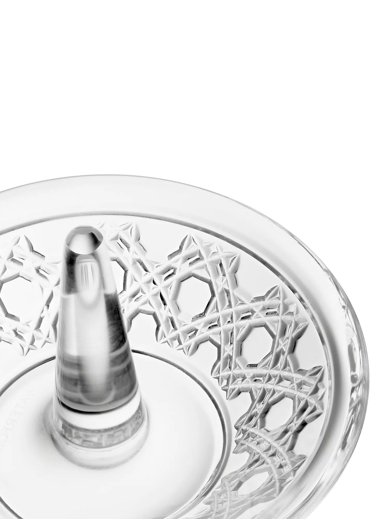 Waterford Opulence crystal cut glass ring holder (British brand)